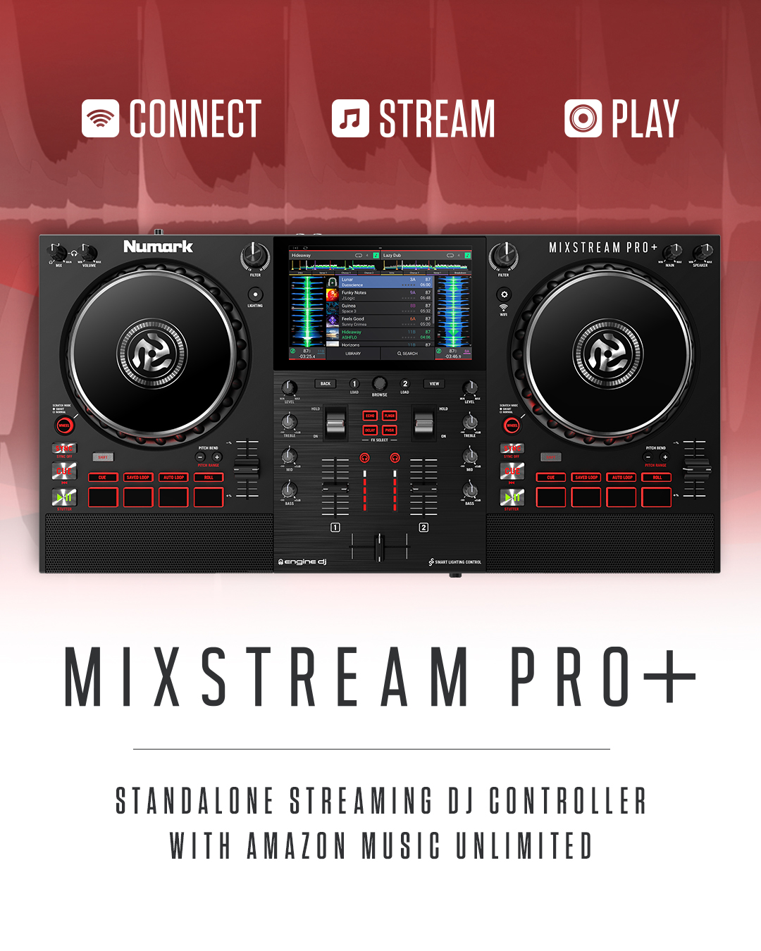 Numark推出新款獨立All-In-One DJ器材Mixstream Pro +(plus) – Tool