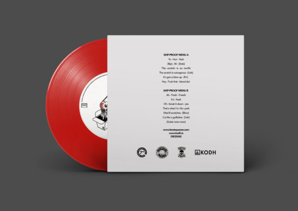 Kodh - Take Away 7" Scratch Record：圖片 3