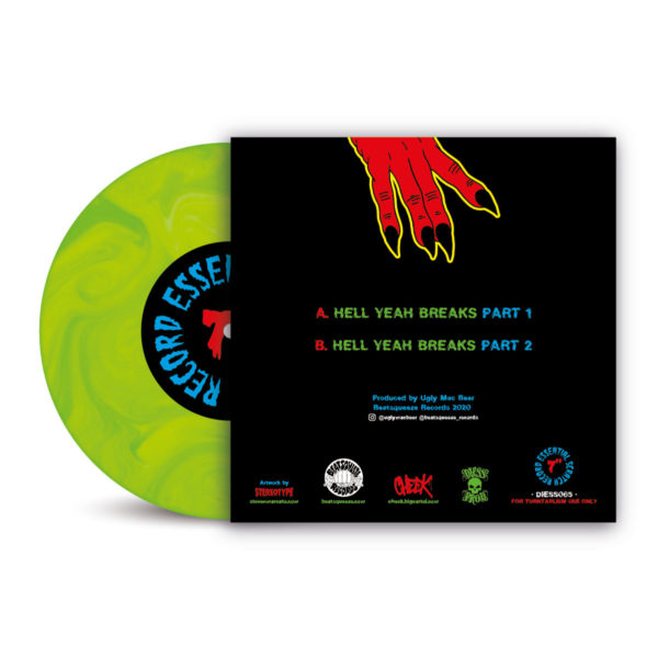 UGLY MAC BEER  - Hell Yeah Breaks 7"：圖片 2