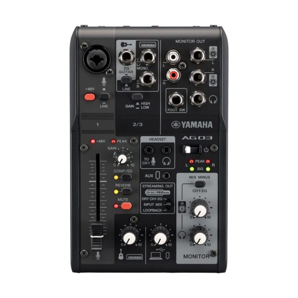 YAMAHA AG03MK2 直播混音器/錄音介面：圖片 2