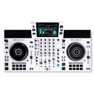 Denon DJ SC LIVE 4 真四軌獨立DJ機種 - 限量白