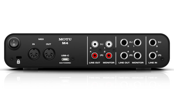 Motu – M4 4 In 4 Out USB-C，Loopback 內部錄音功能 錄音介面：圖片 3