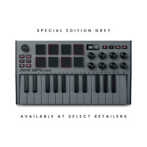 Akai Professional MPK Mini mk3 midi 鍵盤 限量灰(附贈免費線上編曲教學)