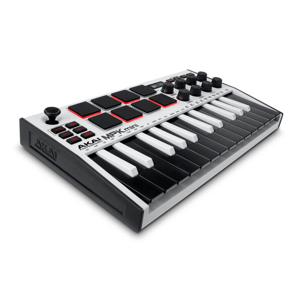 AKAI MPK Mini MK3 midi 鍵盤 白色(附贈免費線上編曲教學)：圖片 2