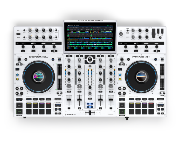 DENON PRIME 4+ PLUS 頂級真四軌獨立DJ機種 - 限量白色：圖片 5