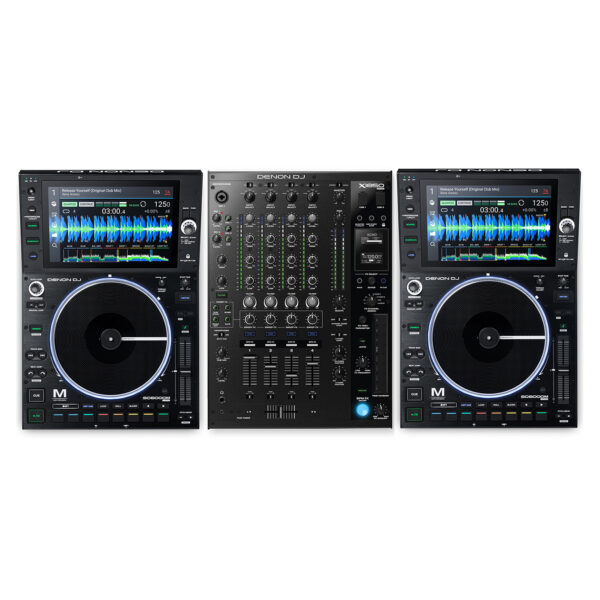 Denon DJ SC6000M Prime DJ播放器+ X1850 Prime 四軌混音器套裝