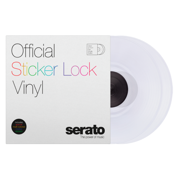 Serato Sticker Lock Vinyl 貼紙標記透明訊號片- (一對)：圖片 4