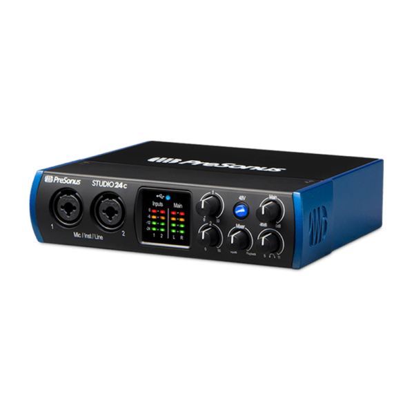 PreSonus Studio 24c 2x2 USB Type-C 音訊/MIDI 介面