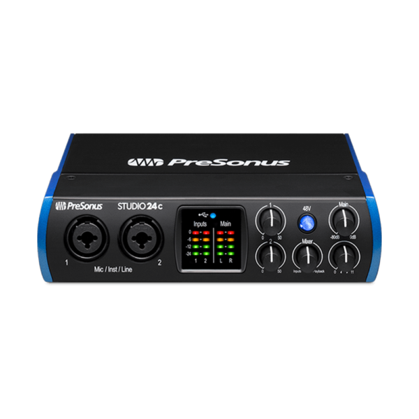 PreSonus Studio 24c 2x2 USB Type-C 音訊/MIDI 介面：圖片 2