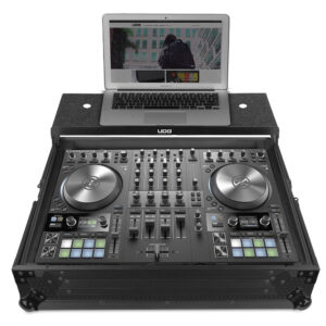 UDG Ultimate Flight Case NI Traktor S4 MK3 Black Plus (Laptop Shelf) U91064BL