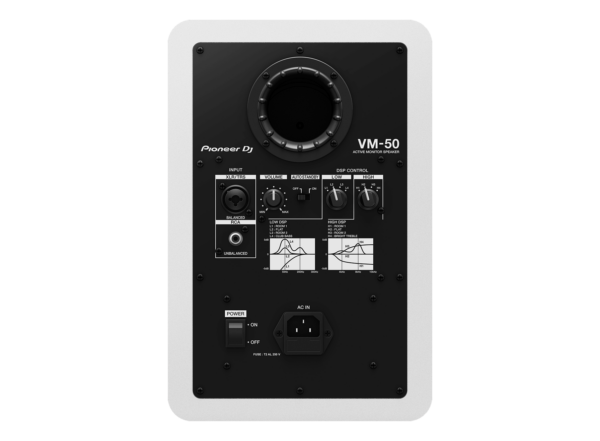 Pioneer DJ VM-50-W 5吋主動式監聽喇叭 (白)：圖片 2